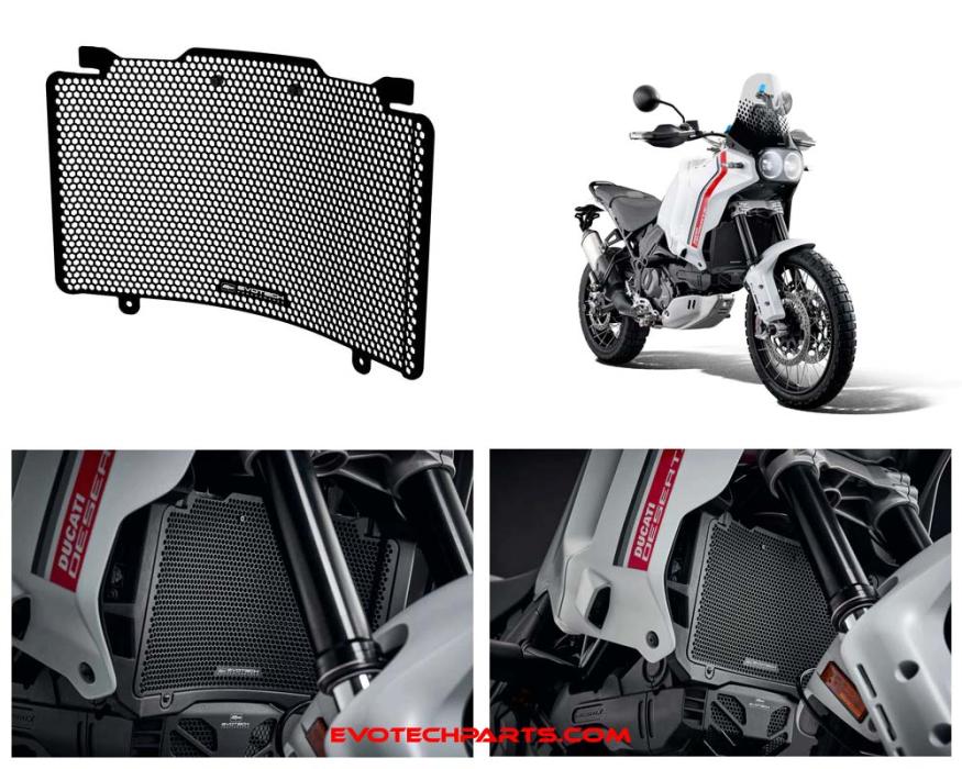 Ducati DesertX Wasserkühler Schutz ab 2022 von Evotech Performance